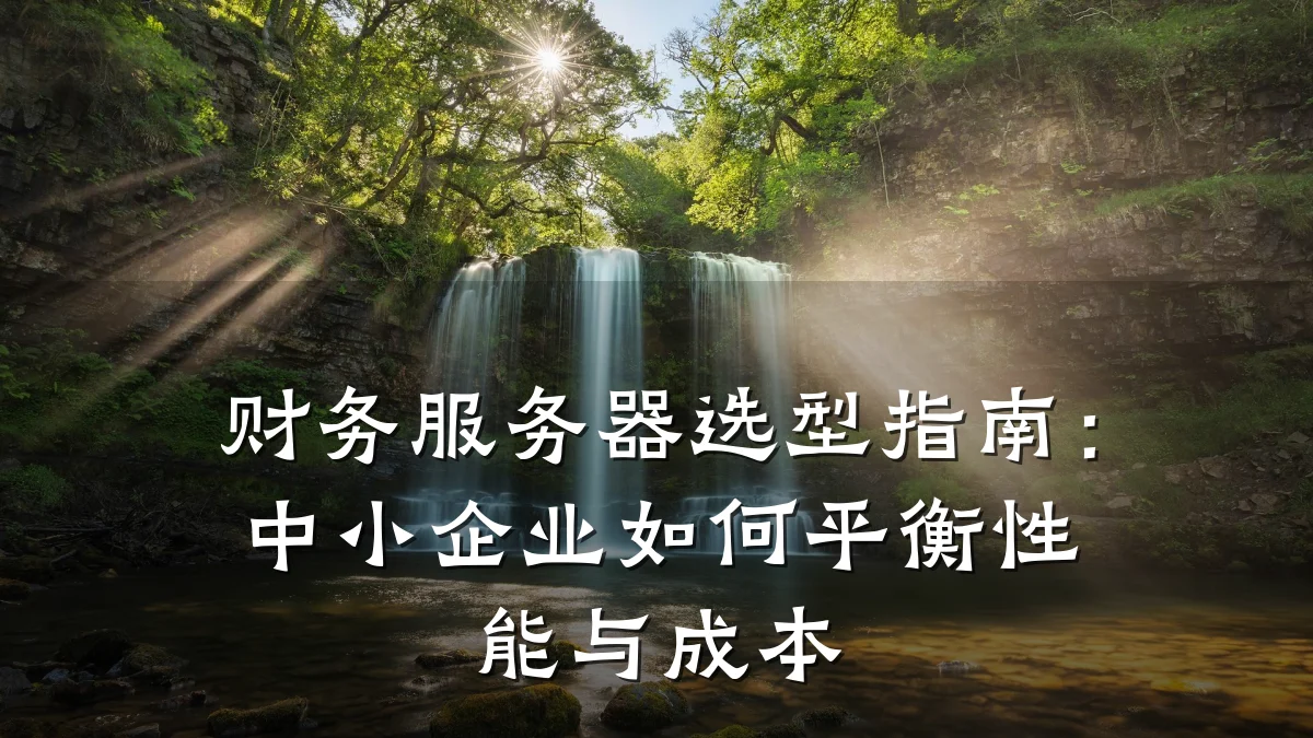 财务服务器选型指南：中小企业如何平衡性能与成本