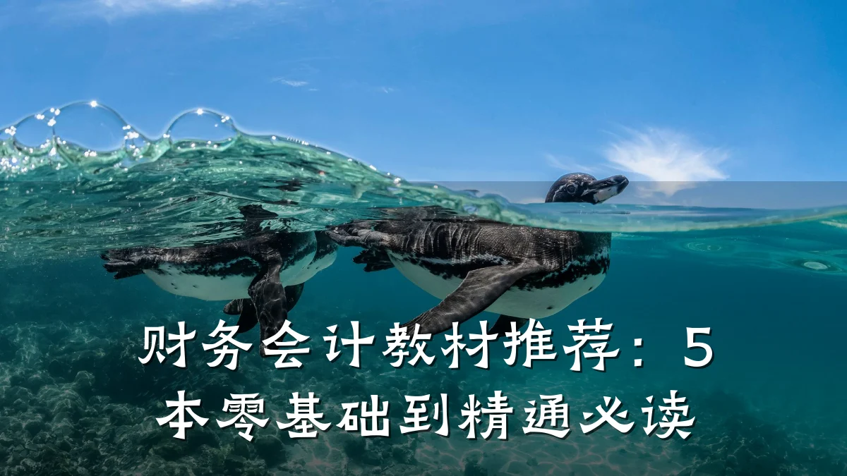 财务会计教材推荐:5本零基础到精通必读