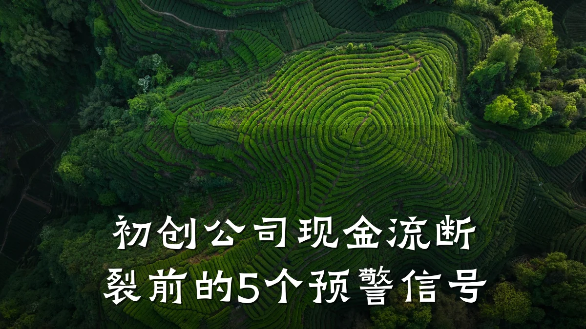 初创公司现金流断裂前的5个预警信号