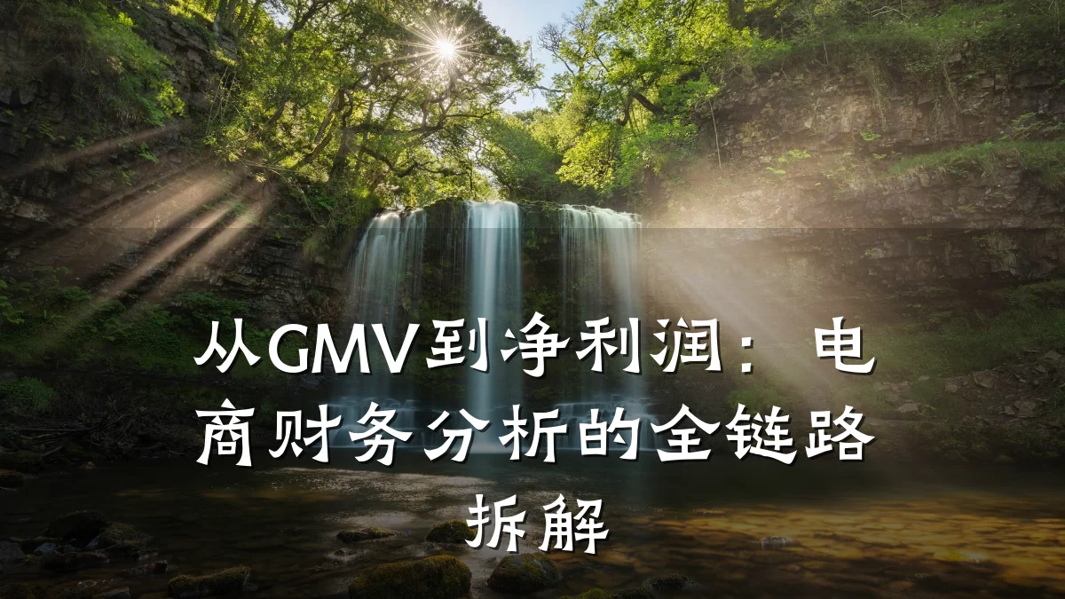 从GMV到净利润：电商财务分析的全链路拆解