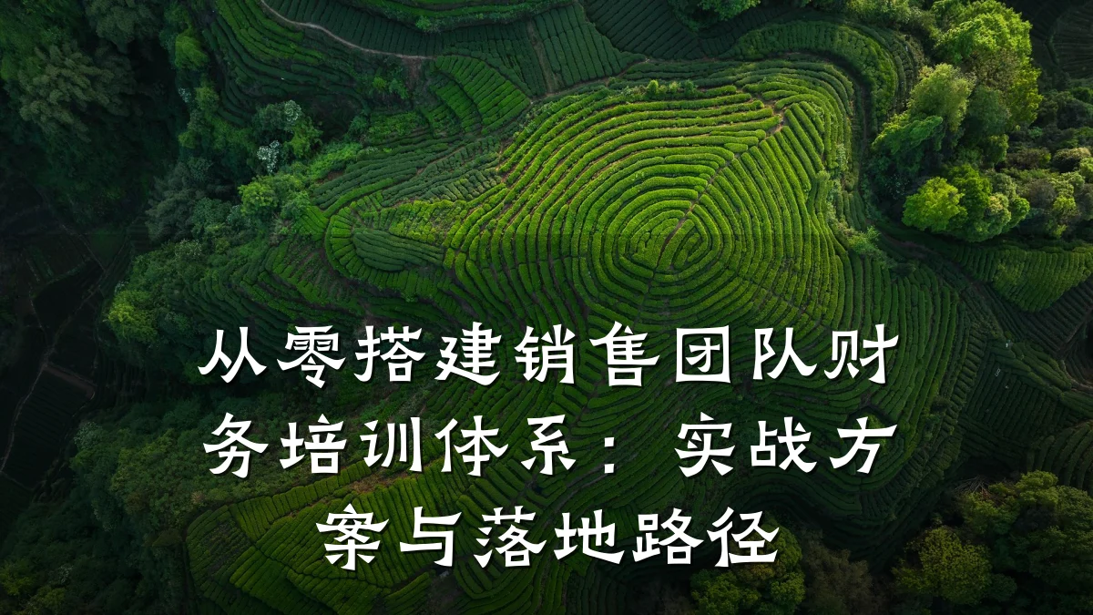 从零搭建销售团队财务培训体系:实战方案与落地路径