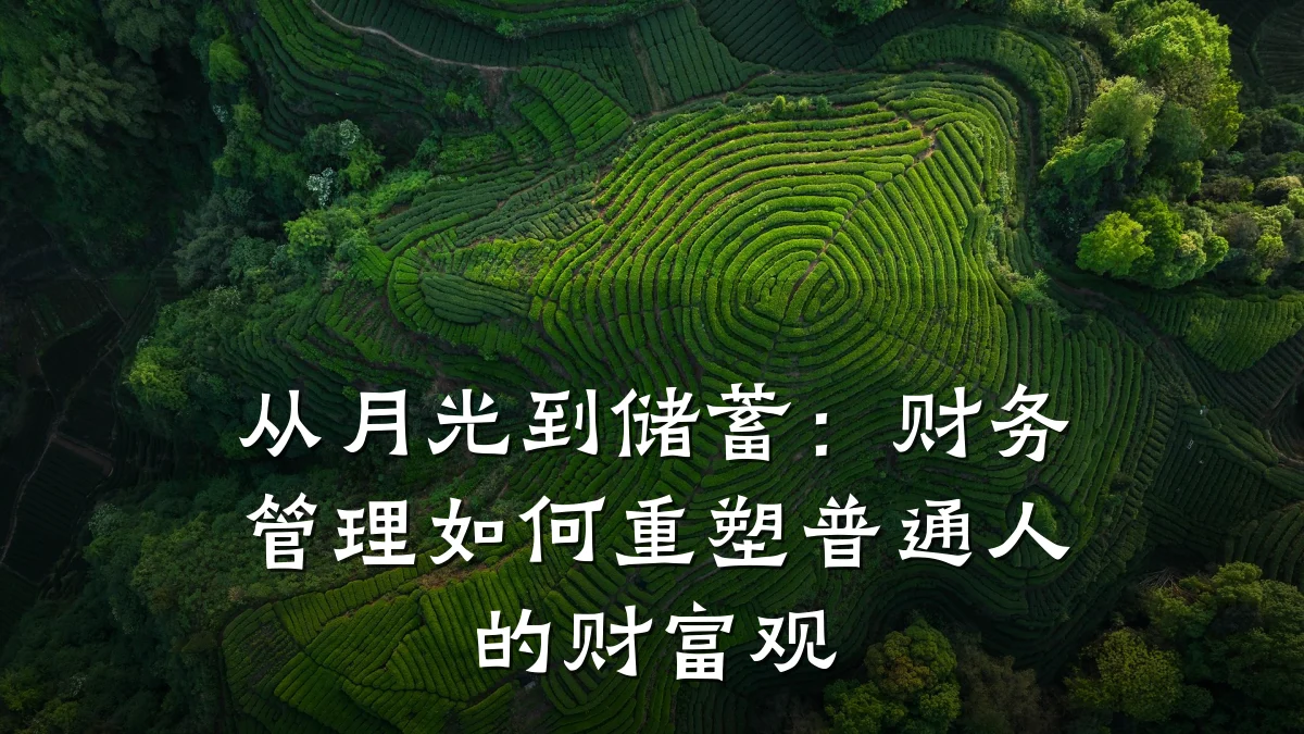 从月光到储蓄:财务管理如何重塑普通人的财富观