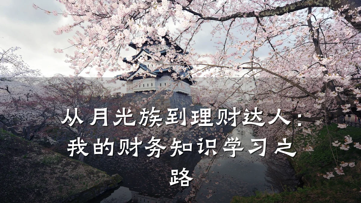 从月光族到理财达人:我的财务知识学习之路