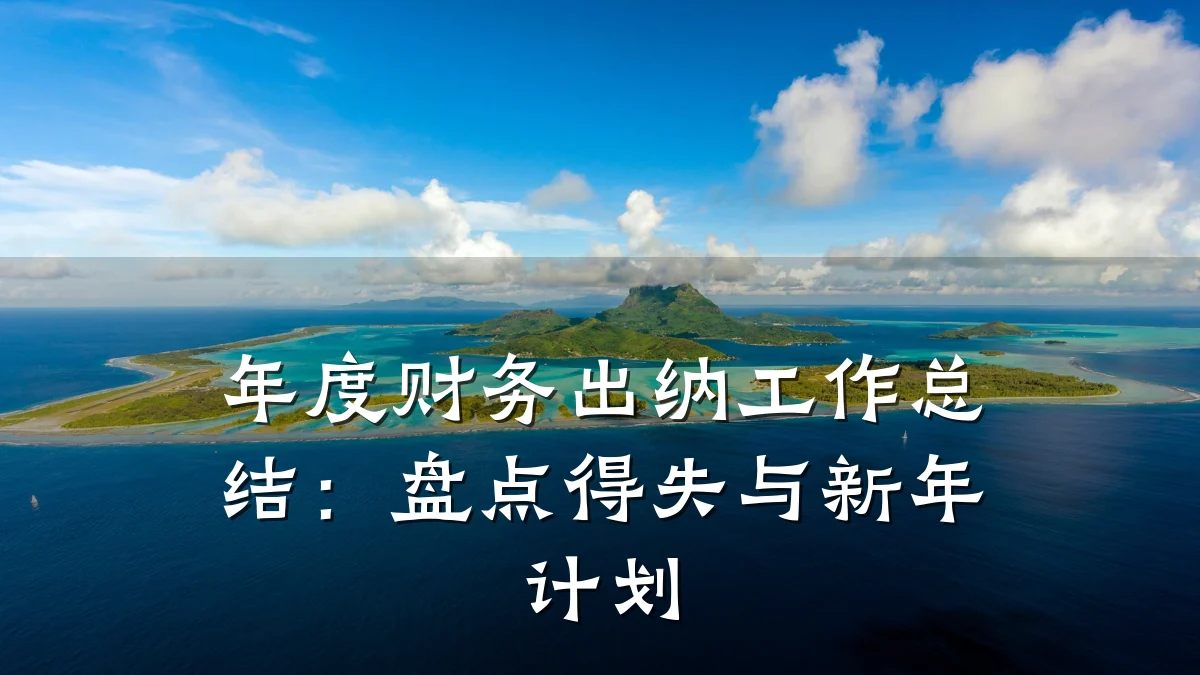 年度财务出纳工作总结:盘点得失与新年计划