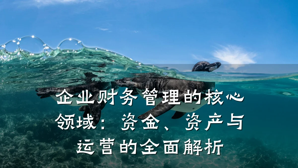 企业财务管理的核心领域:资金、资产与运营的全面解析
