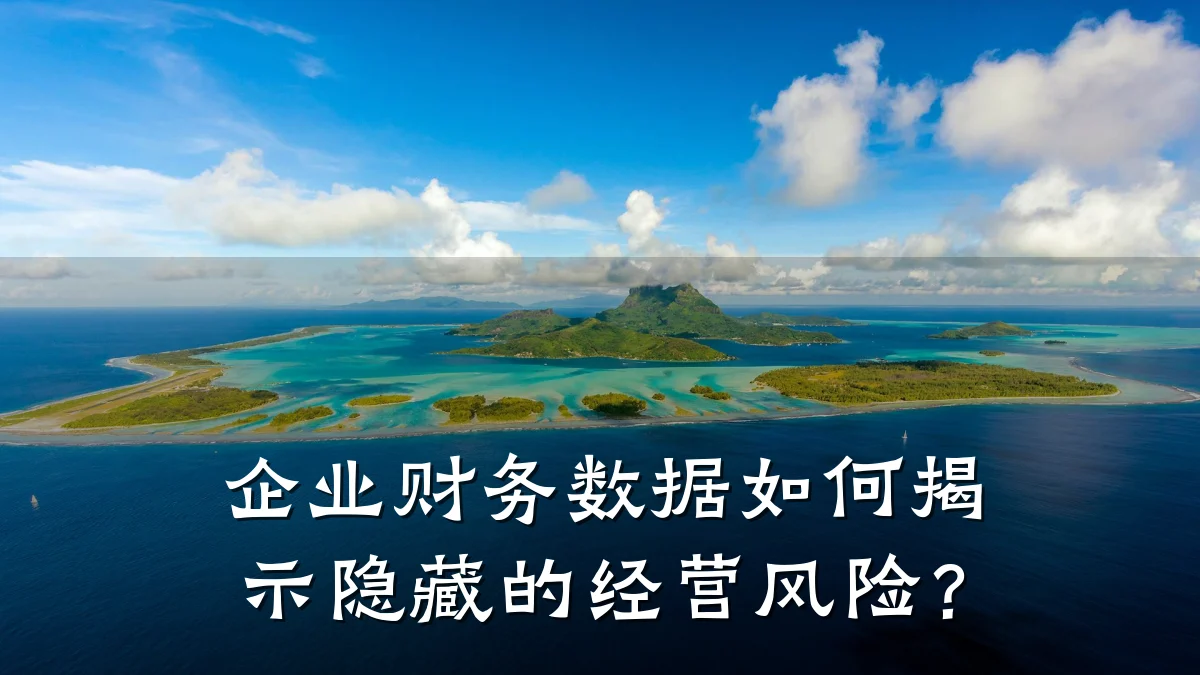 企业财务数据如何揭示隐藏的经营风险？
