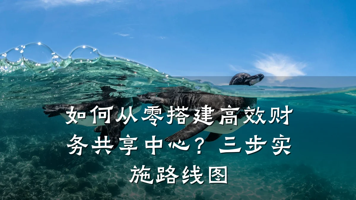 如何从零搭建高效财务共享中心?三步实施路线图
