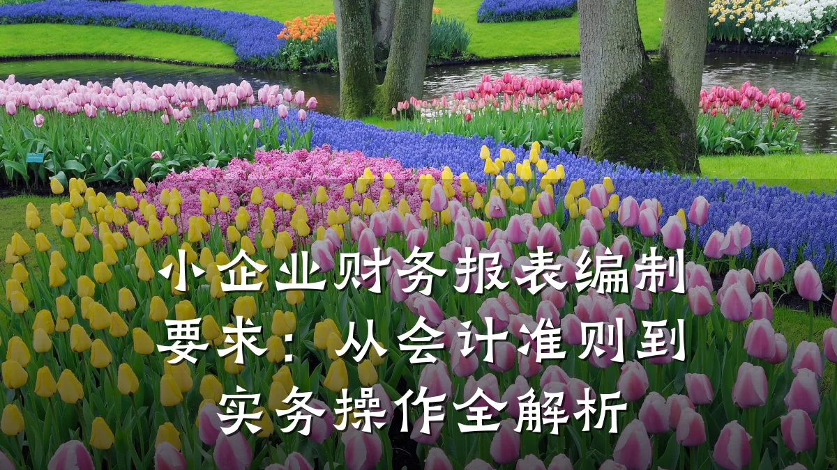 小企业财务报表编制要求:从会计准则到实务操作全解析