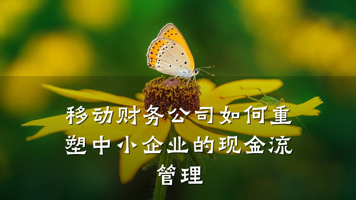 移动财务公司如何重塑中小企业的现金流管理