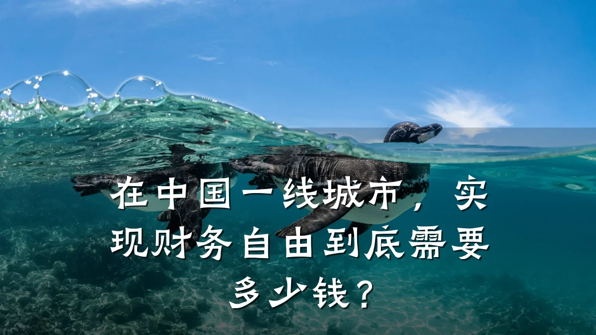 在中国一线城市,实现财务自由到底需要多少钱?